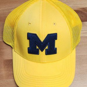 Nike Dri Fit Michigan Wolverines L91 Meshback Cap Maize One Size Fits Most Hat